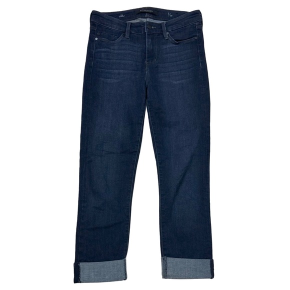 Liverpool Los Angeles Dark Wash The Crop Denim‎ Jeans Women’s Sz 2/26 - Picture 1 of 6